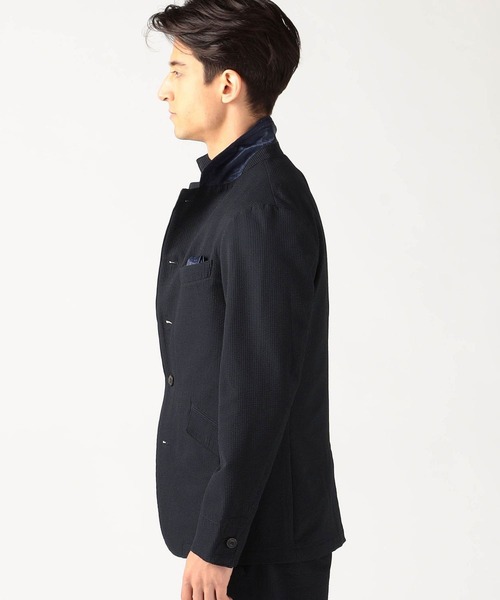 NICOLE CLUB FOR MEN（ニコルクラブフォーメン）の「シアサッカーデザインジャケット（その他アウター・メンズ・ネイビー/ホワイト×ブラック/グレー系・MEDIUM/LARGE/X-LARGE/XX-LARGE）」の19枚目の写真