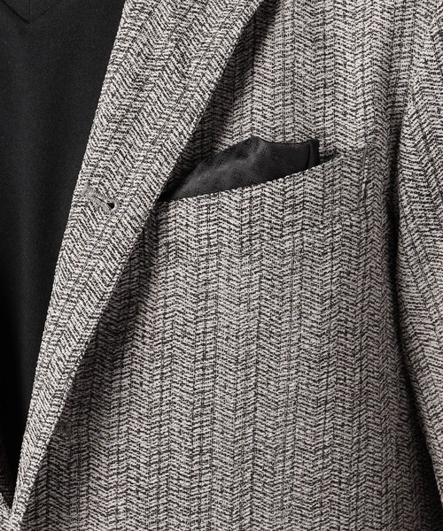 NICOLE CLUB FOR MEN（ニコルクラブフォーメン）の「シアサッカーデザインジャケット（その他アウター・メンズ・ネイビー/ホワイト×ブラック/グレー系・MEDIUM/LARGE/X-LARGE/XX-LARGE）」の17枚目の写真