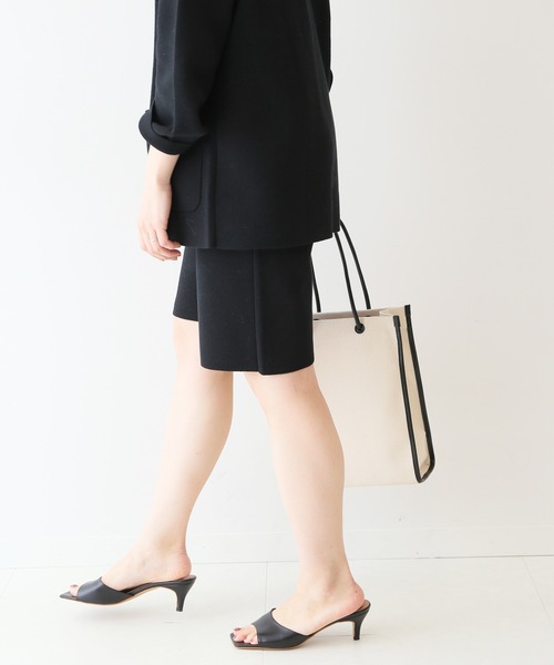 SLOBE IENA（スローブイエナ）の「ミラノリブショートパンツ【ウエスト