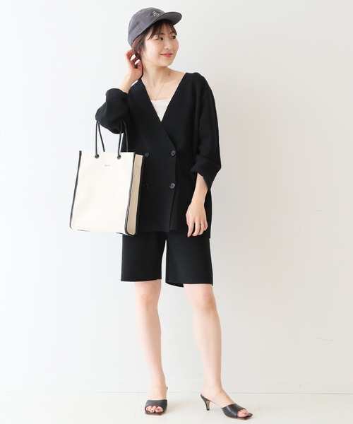 SLOBE IENA（スローブイエナ）の「ミラノリブショートパンツ【ウエスト