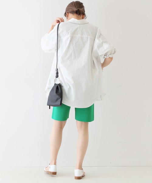 SLOBE IENA（スローブイエナ）の「ミラノリブショートパンツ【ウエスト