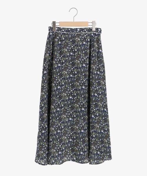le.coeur blanc（ルクールブラン）の「IPEKER フラワーフレアスカート（スカート・レディース・ベージュ系その他2/ブルー系その他4・38）」の16枚目の写真