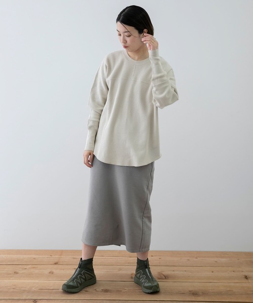 EKAL(エカル)の「EKAL レイクショアサーマルプルオーバー(Tシャツ/カットソー・レディース・ベージュ/ブラック系その他・FREE)」の13枚目の写真
