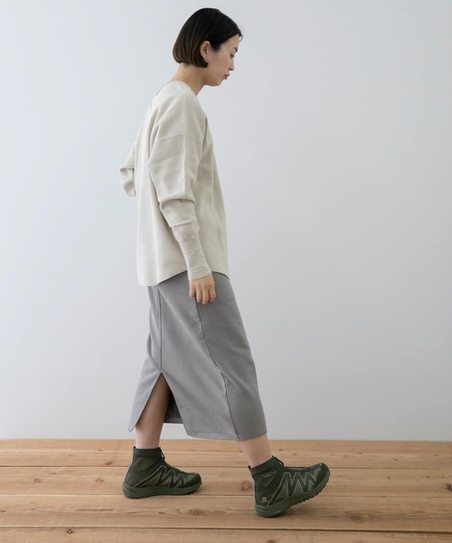 EKAL(エカル)の「EKAL レイクショアサーマルプルオーバー(Tシャツ/カットソー・レディース・ベージュ/ブラック系その他・FREE)」の19枚目の写真