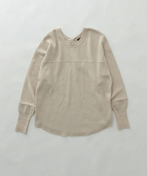 EKAL(エカル)の「EKAL レイクショアサーマルプルオーバー(Tシャツ/カットソー・レディース・ベージュ/ブラック系その他・FREE)」の20枚目の写真