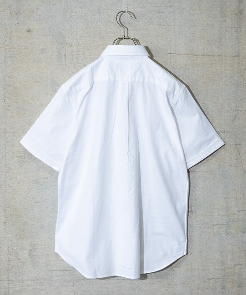 JOHN'S CLOSET（ジョンズクローゼット）の「【a】〔ストレッチ/stretch〕オックスフォードボタンダウン 半袖シャツ（シャツ/ブラウス・メンズ・ホワイト/ブラック/ネイビー/カーキ/ピンク/ホワイト系その他/ブラック系その他・MEDIUM/LARGE/X-LARGE）」の14枚目の写真