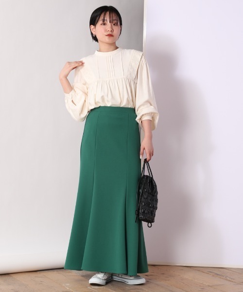 cepo（セポ）の「カットマーメイドスカート（スカート・レディース・ブラック/ベージュ/イエロー/グリーン・M）」の4枚目の写真