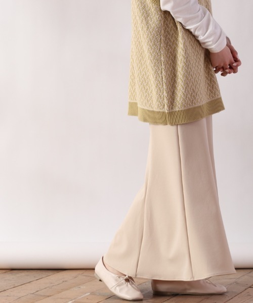 cepo（セポ）の「カットマーメイドスカート（スカート・レディース・ブラック/ベージュ/イエロー/グリーン・M）」の9枚目の写真