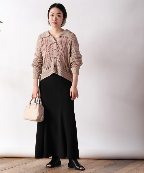 cepo（セポ）の「カットマーメイドスカート（スカート・レディース・ブラック/ベージュ/イエロー/グリーン・M）」の7枚目の写真