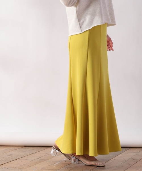 cepo（セポ）の「カットマーメイドスカート（スカート・レディース・ブラック/ベージュ/イエロー/グリーン・M）」の15枚目の写真