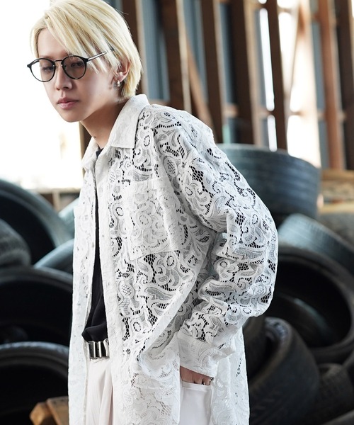 G.O.C（ジーオーシー）の「オーバーサイズレースシャツ（シャツ