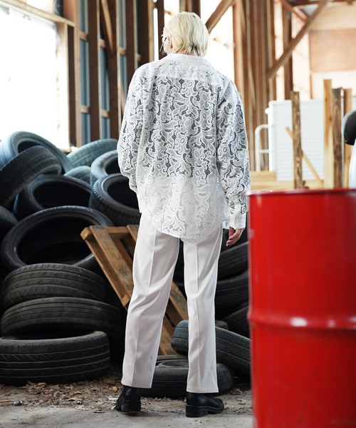 G.O.C（ジーオーシー）の「オーバーサイズレースシャツ（シャツ