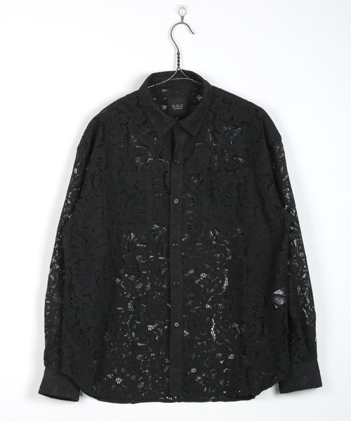 G.O.C(ジーオーシー)の「オーバーサイズレースシャツ(シャツ/ブラウス・メンズ・ホワイト/ブラック・MEDIUM/LARGE)」の10枚目の写真