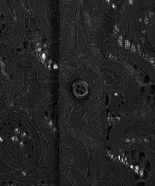 G.O.C(ジーオーシー)の「オーバーサイズレースシャツ(シャツ/ブラウス・メンズ・ホワイト/ブラック・MEDIUM/LARGE)」の16枚目の写真