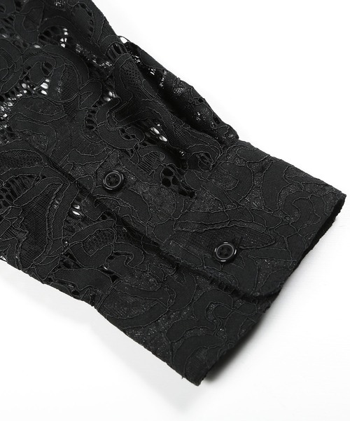 G.O.C(ジーオーシー)の「オーバーサイズレースシャツ(シャツ/ブラウス・メンズ・ホワイト/ブラック・MEDIUM/LARGE)」の17枚目の写真