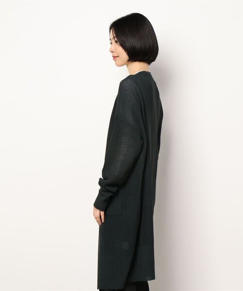 coca(coca)(コカ)の「片畦トッパーカーデ(カーディガン/ボレロ・レディース・ライトベージュ/チャコールグレー・ONE SIZE)」の17枚目の写真