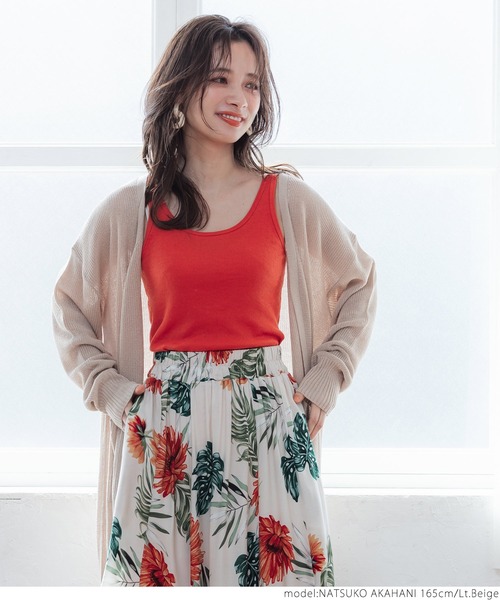 coca(coca)(コカ)の「片畦トッパーカーデ(カーディガン/ボレロ・レディース・ライトベージュ/チャコールグレー・ONE SIZE)」の9枚目の写真