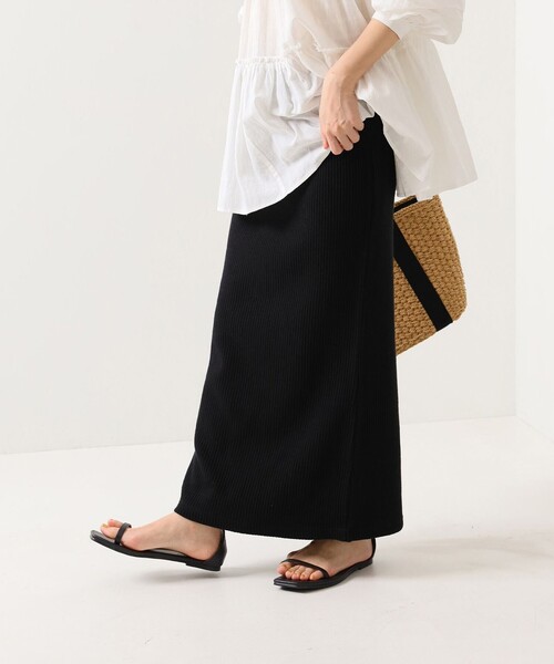 FREAK'S STORE（フリークスストア）の「カラーリブカットスカート（スカート・レディース・ブラック/ピンク/イエロー/ブルー・ﾌﾘ-）」の2枚目の写真