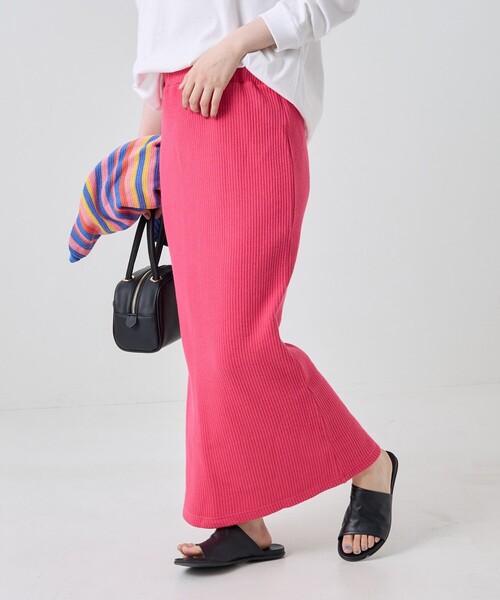 FREAK'S STORE（フリークスストア）の「カラーリブカットスカート（スカート・レディース・ブラック/ピンク/イエロー/ブルー・ﾌﾘ-）」の22枚目の写真