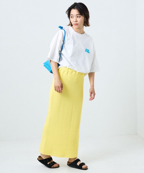 FREAK'S STORE（フリークスストア）の「カラーリブカットスカート（スカート・レディース・ブラック/ピンク/イエロー/ブルー・ﾌﾘ-）」の10枚目の写真