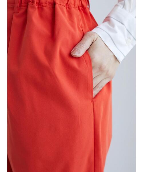 Green　Parks（グリーンパークス）の「スポーティストレートパンツ（その他パンツ・レディース・レッド/カーキ/ダークグレー・FREE）」の6枚目の写真