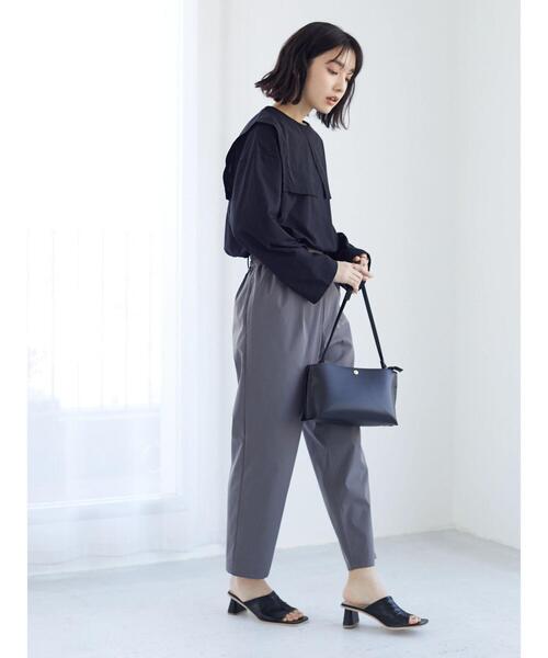 Green　Parks（グリーンパークス）の「スポーティストレートパンツ（その他パンツ・レディース・レッド/カーキ/ダークグレー・FREE）」の14枚目の写真