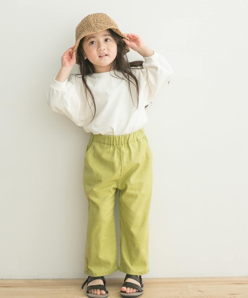 URBAN RESEARCH DOORS（アーバンリサーチドアーズ）の「『一部WEB限定サイズ』ストレッチリネンイージーパンツ(KIDS)（その他パンツ・キッズ・グリーン系その他/ベージュ・120/105/150/135）」の10枚目の写真
