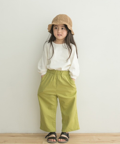 URBAN RESEARCH DOORS（アーバンリサーチドアーズ）の「『一部WEB限定サイズ』ストレッチリネンイージーパンツ(KIDS)（その他パンツ・キッズ・グリーン系その他/ベージュ・120/105/150/135）」の11枚目の写真