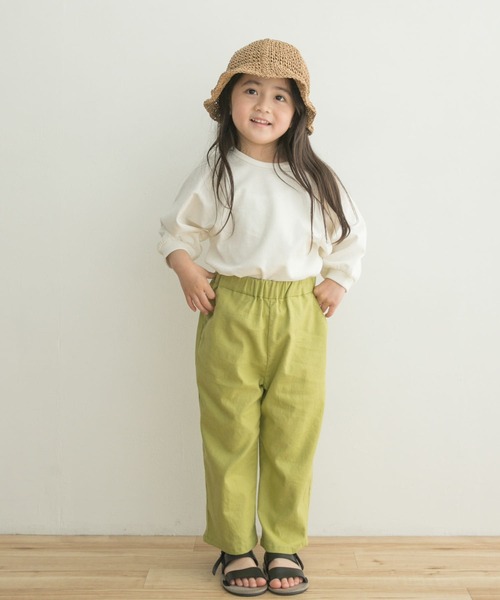 URBAN RESEARCH DOORS（アーバンリサーチドアーズ）の「『一部WEB限定サイズ』ストレッチリネンイージーパンツ(KIDS)（その他パンツ・キッズ・グリーン系その他/ベージュ・120/105/150/135）」の15枚目の写真