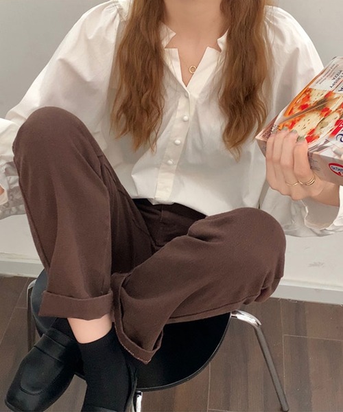 Jewelobe(ジュエローブ)の「ツイルルーズフィットパンツ(その他パンツ・レディース・ブラック/ブラウン/ピンク/アイボリー・S/M)」の16枚目の写真