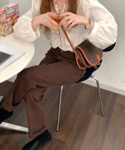 Jewelobe(ジュエローブ)の「ツイルルーズフィットパンツ(その他パンツ・レディース・ブラック/ブラウン/ピンク/アイボリー・S/M)」の17枚目の写真