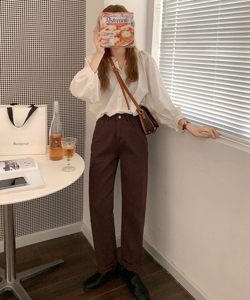Jewelobe(ジュエローブ)の「ツイルルーズフィットパンツ(その他パンツ・レディース・ブラック/ブラウン/ピンク/アイボリー・S/M)」の11枚目の写真