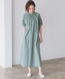 B:MING by BEAMS / 2WAY シャーリングワンピース 22SS