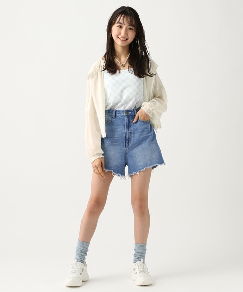 repipi armario(レピピ アルマリオ)の「シアーフードパーカー(パーカー・キッズ・アイボリー/ミント・SMALL/MEDIUM/LARGE)」の12枚目の写真
