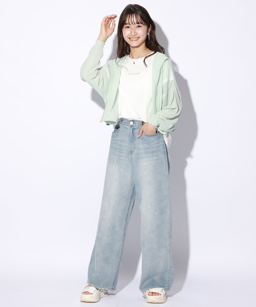 repipi armario(レピピ アルマリオ)の「シアーフードパーカー(パーカー・キッズ・アイボリー/ミント・SMALL/MEDIUM/LARGE)」の17枚目の写真