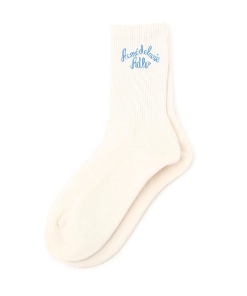 L.H.P（エルエイチピー）の「ACME' DE LA VIE/アクメドラビ/SCRIPT LOGO SOCKS（ソックス/靴下・レディース・ブラック/アイボリー・1/2）」の8枚目の写真