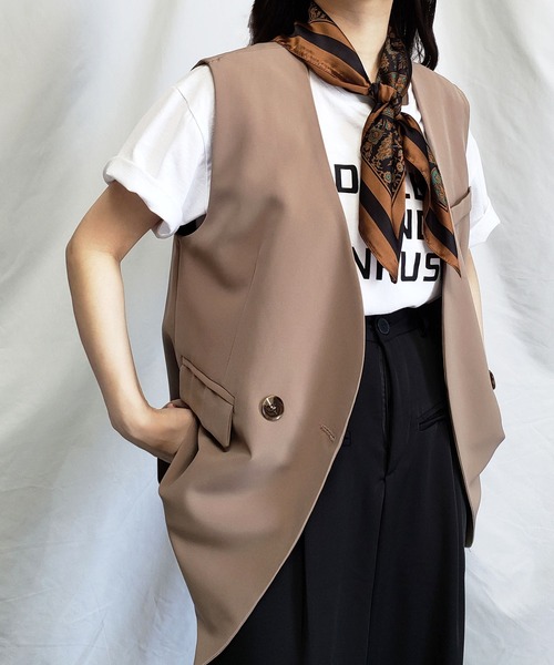 me+em select(ミームセレクト)の「トロミシルキーフラワーペイズリースカーフ(バンダナ/スカーフ・レディース・ブラック/ブルー/ブラウン・FREE)」の16枚目の写真