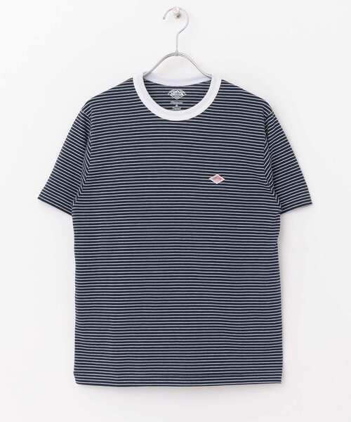 DANTON（ダントン）の「DANTON　T-SHIRTS（Tシャツ/カットソー・レディース・ネイビー/ブラウン系その他/ブルー系その他/ホワイト/レッド・34）」の5枚目の写真