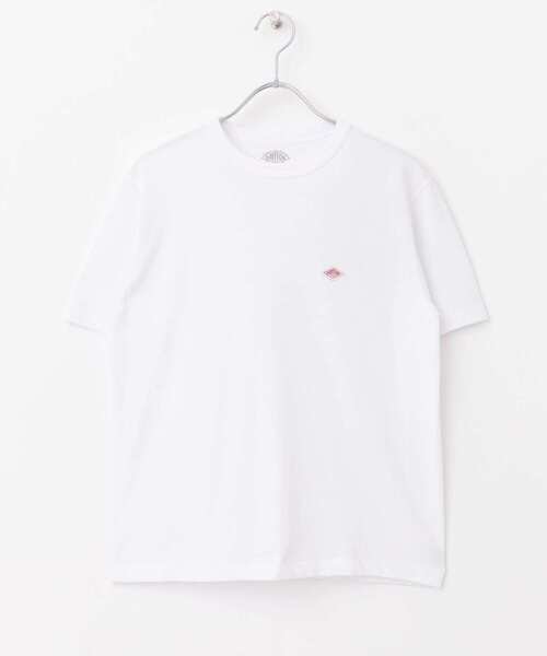 DANTON（ダントン）の「DANTON　T-SHIRTS（Tシャツ/カットソー・レディース・ネイビー/ブラウン系その他/ブルー系その他/ホワイト/レッド・34）」の2枚目の写真