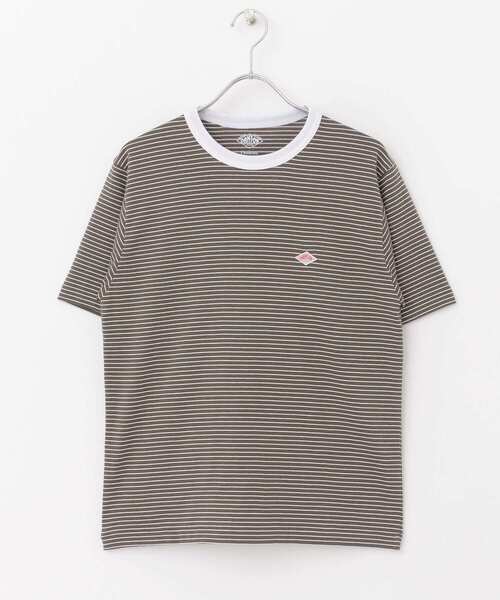 DANTON（ダントン）の「DANTON　T-SHIRTS（Tシャツ/カットソー・レディース・ネイビー/ブラウン系その他/ブルー系その他/ホワイト/レッド・34）」の9枚目の写真