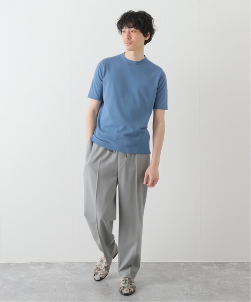 EDIFICE(エディフィス)の「【FILIPPO DE LAURENTIIS】14ゲージ ニットTシャツ(ニット/セーター・メンズ・ホワイト/イエロー/ブルー/ブラウン系その他/ライトグレー/チャコールグレー・48/50/52)」の7枚目の写真