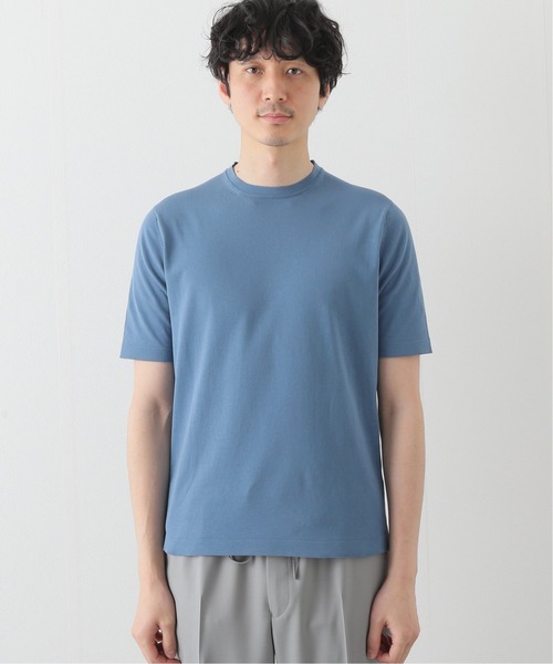 EDIFICE(エディフィス)の「【FILIPPO DE LAURENTIIS】14ゲージ ニットTシャツ(ニット/セーター・メンズ・ホワイト/イエロー/ブルー/ブラウン系その他/ライトグレー/チャコールグレー・48/50/52)」の8枚目の写真