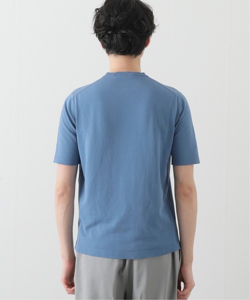 EDIFICE(エディフィス)の「【FILIPPO DE LAURENTIIS】14ゲージ ニットTシャツ(ニット/セーター・メンズ・ホワイト/イエロー/ブルー/ブラウン系その他/ライトグレー/チャコールグレー・48/50/52)」の10枚目の写真