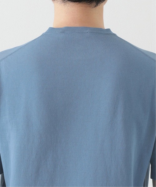EDIFICE(エディフィス)の「【FILIPPO DE LAURENTIIS】14ゲージ ニットTシャツ(ニット/セーター・メンズ・ホワイト/イエロー/ブルー/ブラウン系その他/ライトグレー/チャコールグレー・48/50/52)」の12枚目の写真