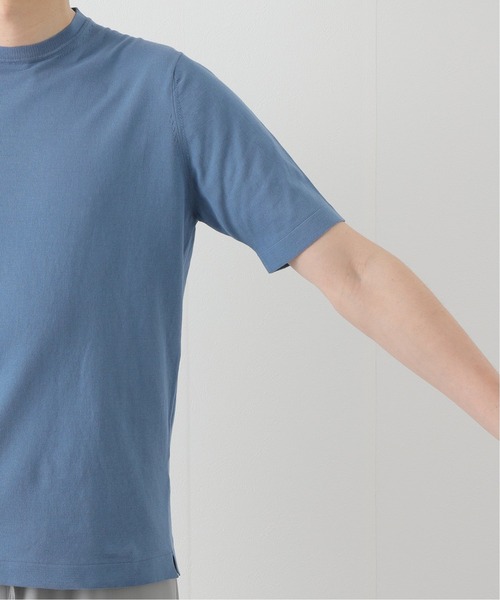 EDIFICE(エディフィス)の「【FILIPPO DE LAURENTIIS】14ゲージ ニットTシャツ(ニット/セーター・メンズ・ホワイト/イエロー/ブルー/ブラウン系その他/ライトグレー/チャコールグレー・48/50/52)」の13枚目の写真