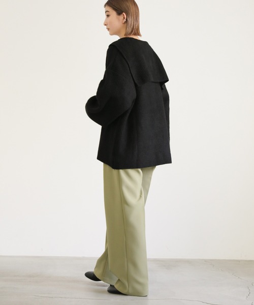 select MOCA（セレクトモカ）の「セーラーカラーボリュームリブニット