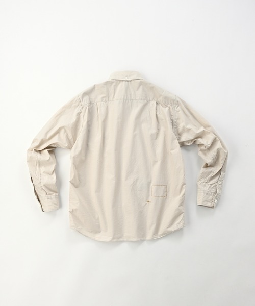 45R（フォーティファイブアール）の「ダンプの908オーシャンシャツ（シャツ/ブラウス・レディース・ホワイト/キャメル/ベージュ・MEDIUM/LARGE/X-SMALL/SMALL）」の4枚目の写真
