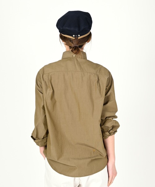 45R（フォーティファイブアール）の「ダンプの908オーシャンシャツ（シャツ/ブラウス・レディース・ホワイト/キャメル/ベージュ・MEDIUM/LARGE/X-SMALL/SMALL）」の8枚目の写真