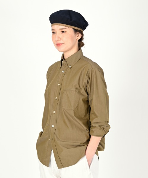 45R（フォーティファイブアール）の「ダンプの908オーシャンシャツ（シャツ/ブラウス・レディース・ホワイト/キャメル/ベージュ・MEDIUM/LARGE/X-SMALL/SMALL）」の7枚目の写真