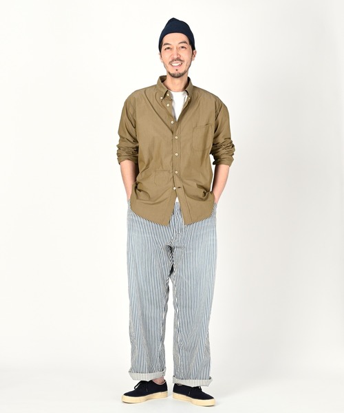 45R（フォーティファイブアール）の「ダンプの908オーシャンシャツ（シャツ/ブラウス・レディース・ホワイト/キャメル/ベージュ・MEDIUM/LARGE/X-SMALL/SMALL）」の9枚目の写真